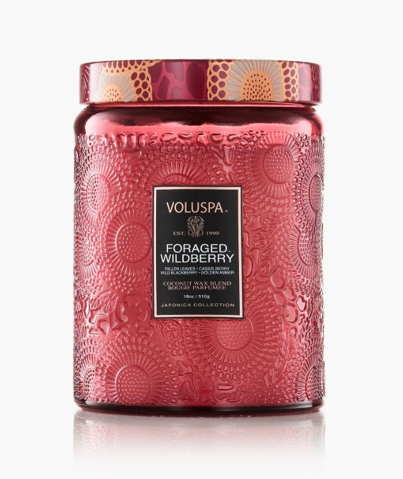 Foraged Wildberry - Large Jar Candle