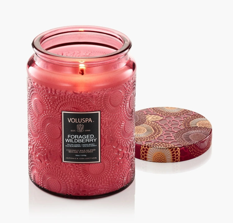 Foraged Wildberry - Large Jar Candle