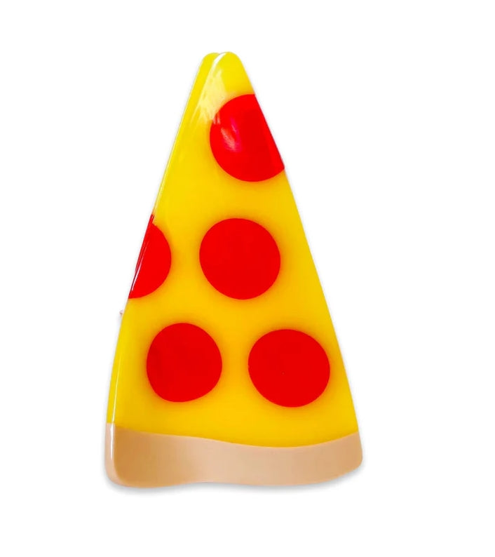Jenny Lemons Large Pizza Hair Claw Clip