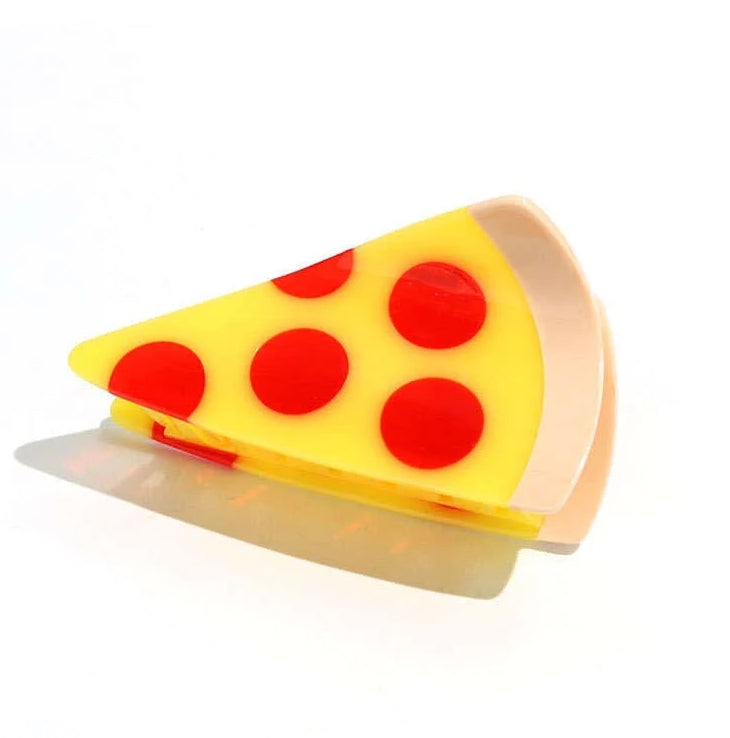 Jenny Lemons Large Pizza Hair Claw Clip