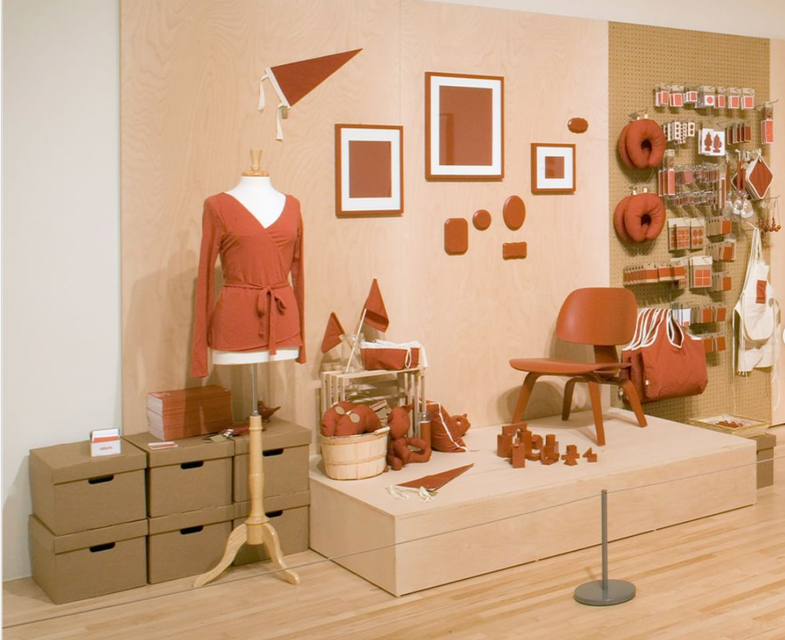Printed Book of Stephanie Syjuco's "The International Orange Commemorative Store (A Proposition)," 2012