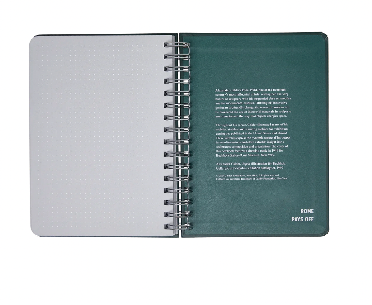 Calder ''Aspen'' Wire-O Notebook