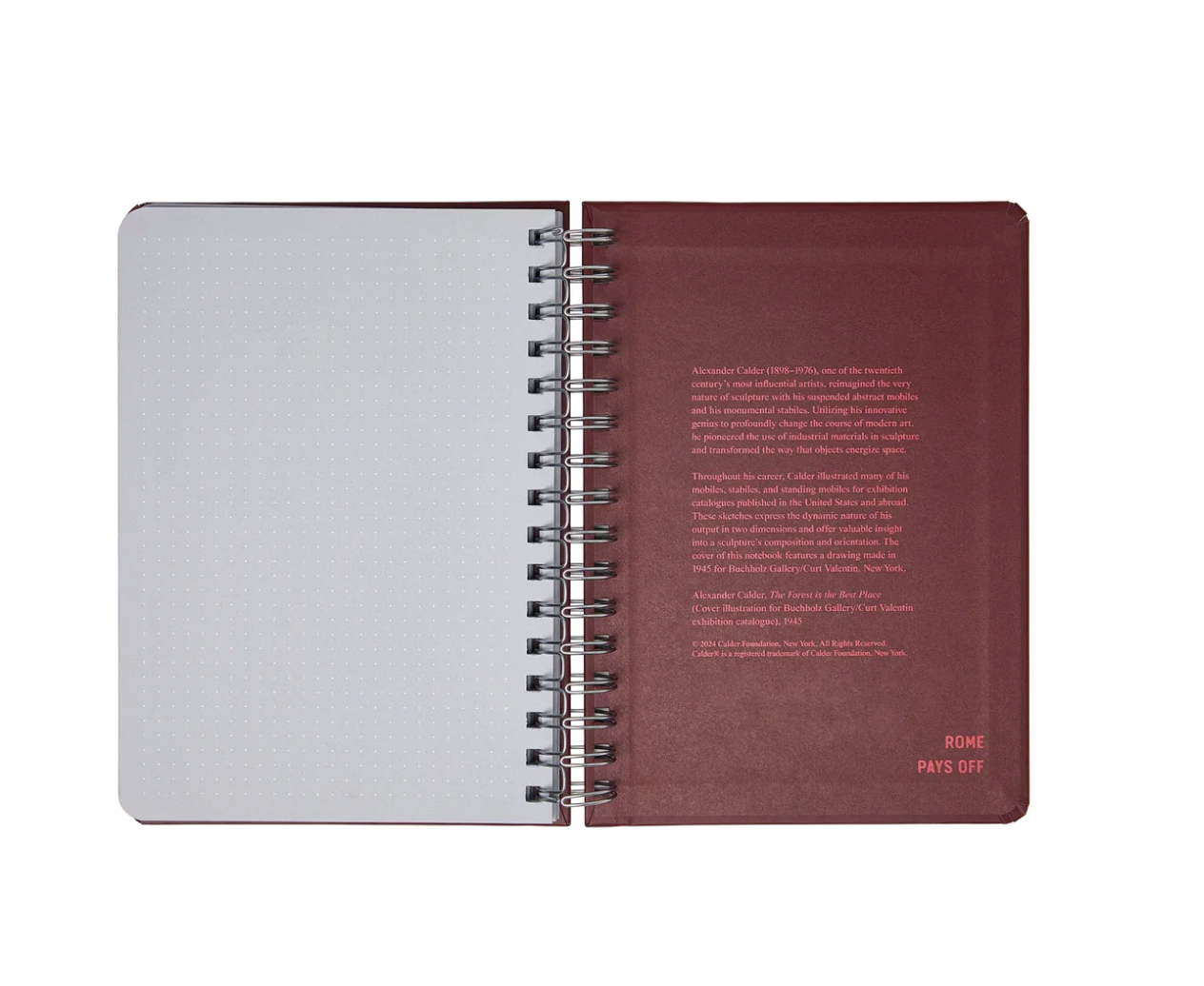 Calder “The Forest is the Best Place” Wire-O Notebook