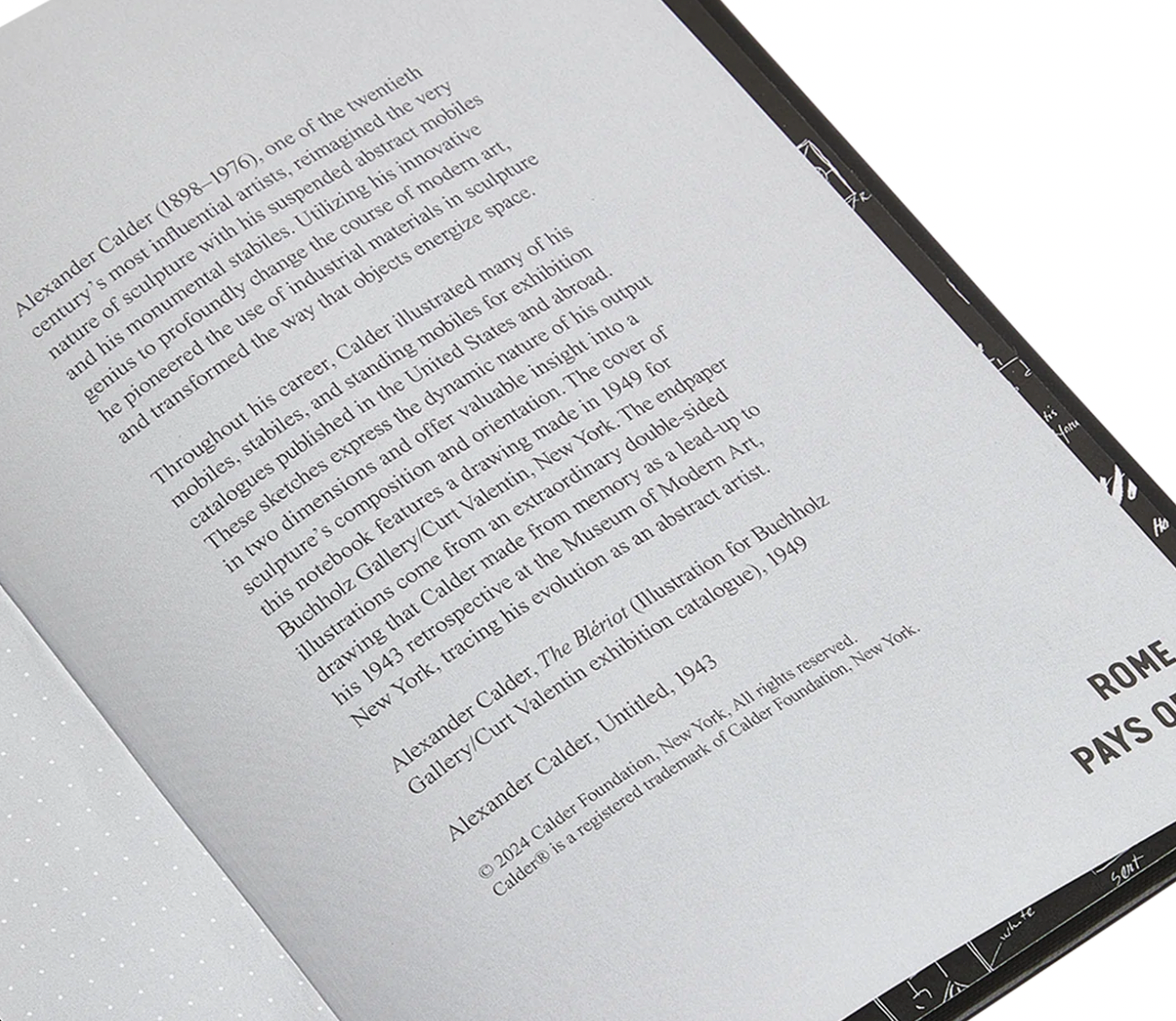 Calder “The Blériot” Hardcover Notebook