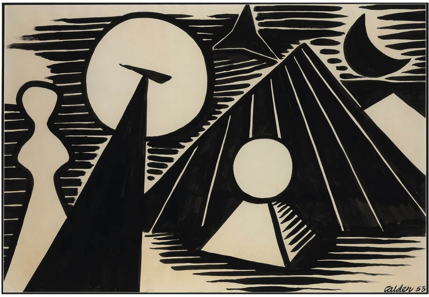 Calder “Untitled, 1953” All-Over Print Bucket Hat