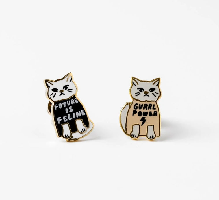 Yellow Owl - Gurrrl Power Earrings