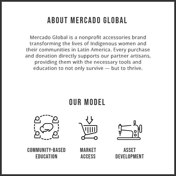 Mercado Global Cristina Cosmetic Pouch Picnic Check
