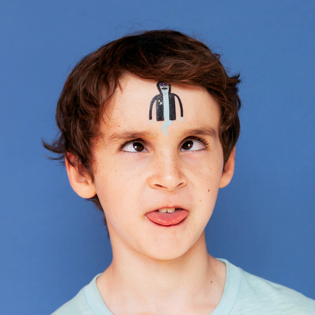 Tattly Spooky Squad Temporary Tattoo Set By Rob Hodgson