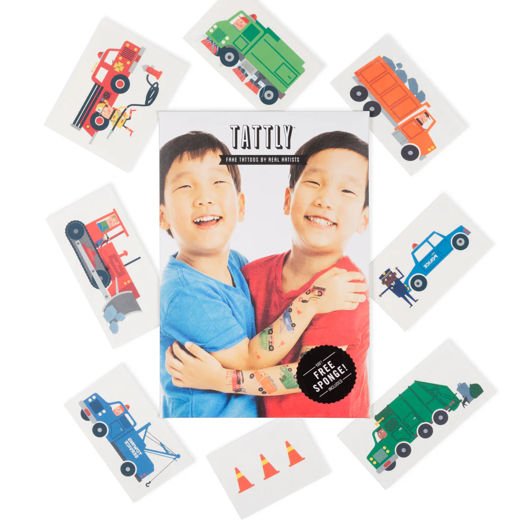 Tattly Temporary Tattoo Traffic Set by Ed Miller