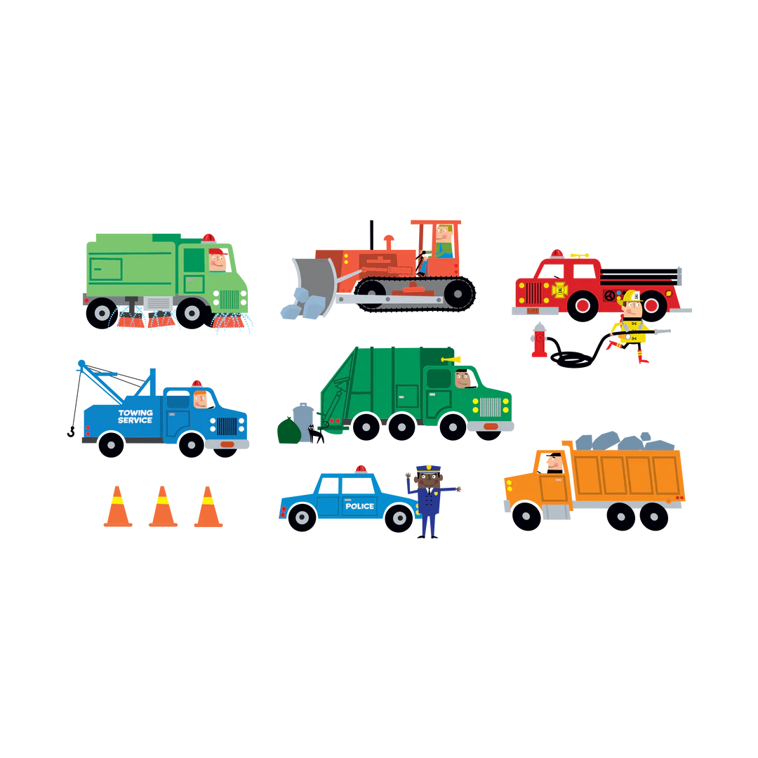 Tattly Temporary Tattoo Traffic Set by Ed Miller