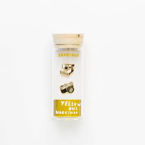Yellow Owl Workshop Film Camera Earrings