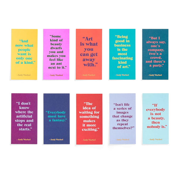 Andy Warhol 24 Philosophy Notecards