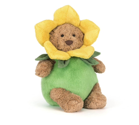 Jellycat Bartholomew Bear Daffodil Outfit