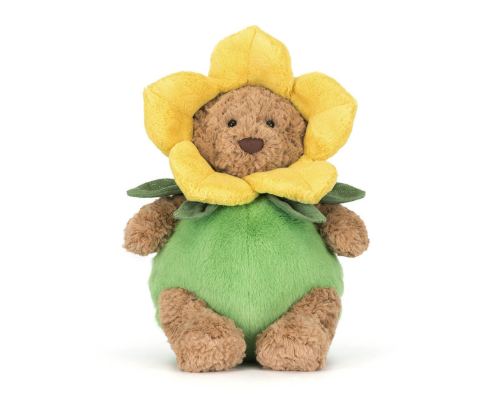 Jellycat Bartholomew Bear Daffodil Outfit