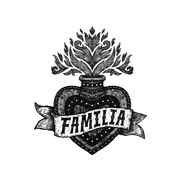 Familia Heart Tattoo