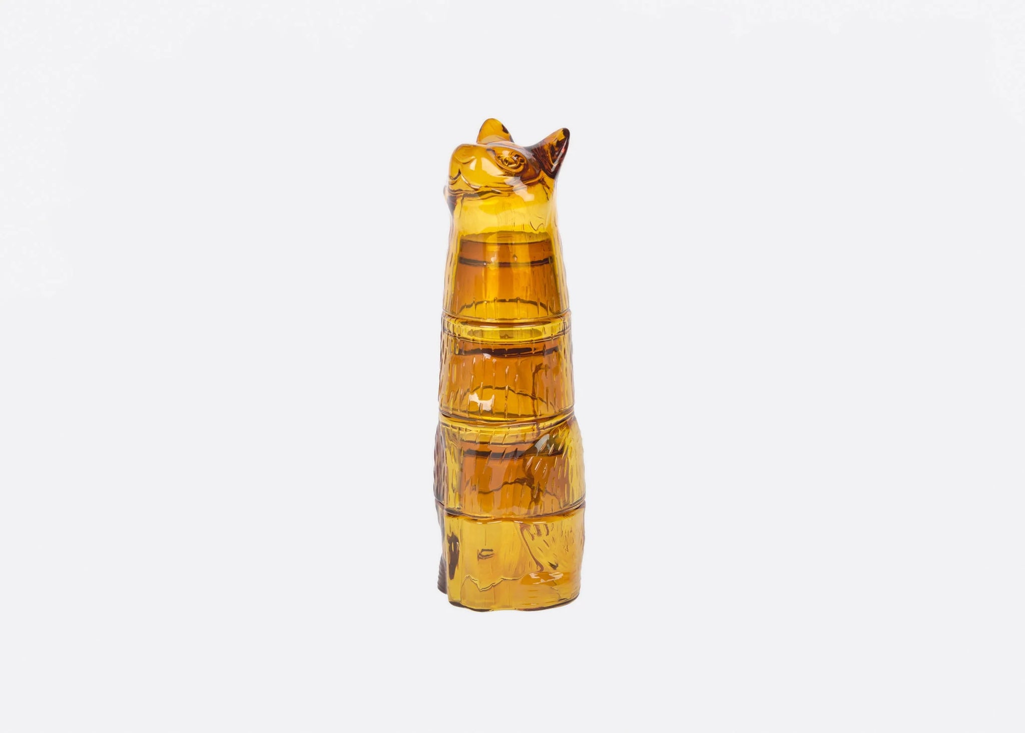 Orange Cat Kitty Stacking Glasses