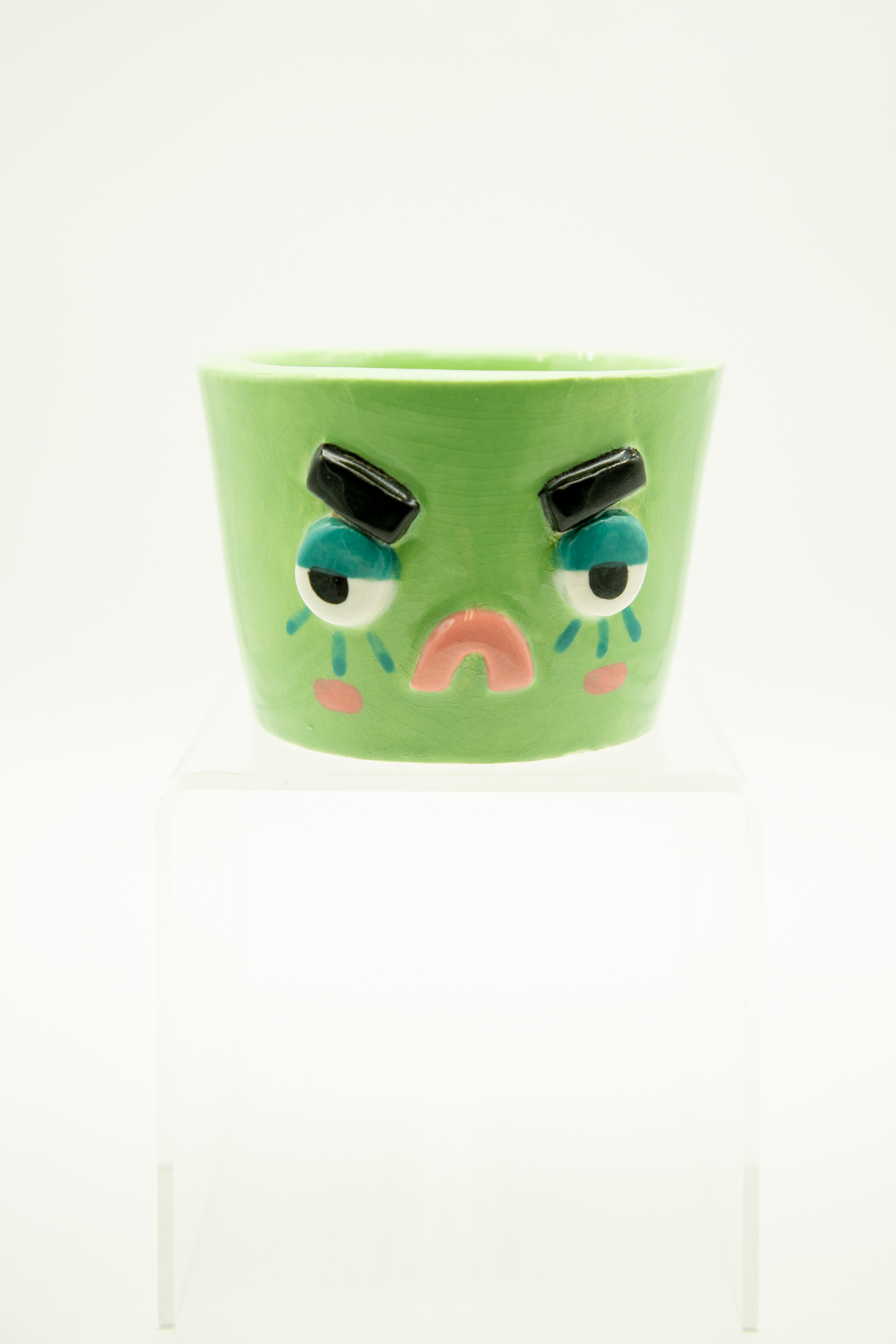 Green Envy Ceramic Bowl by Alana Bohni