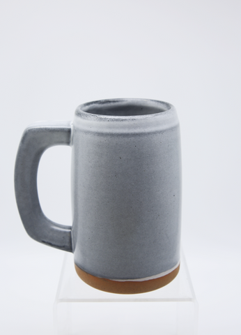 Handmade Ceramic Stein Mug in Gray Blue