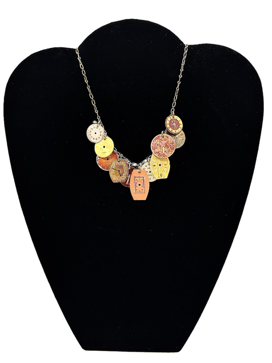 Watch Part Charm Necklace