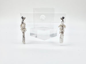 Cluster Pearl Earrings