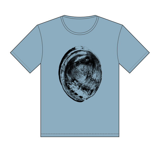 Mercedes Dorame 'Wiishmey' T-Shirt Denim Blue