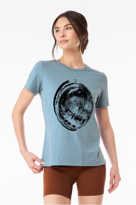 Mercedes Dorame 'Wiishmey' T-Shirt Denim Blue