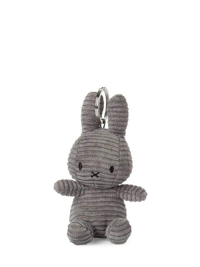 Miffy Keychain ECO Corduroy - Grey