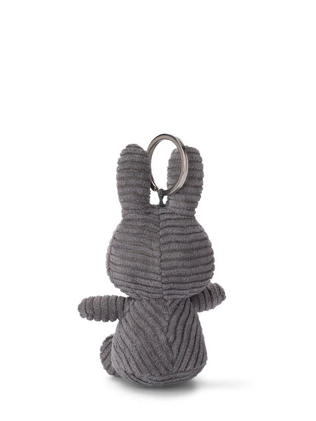 Miffy Keychain ECO Corduroy - Grey