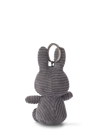 Miffy Keychain ECO Corduroy - Grey