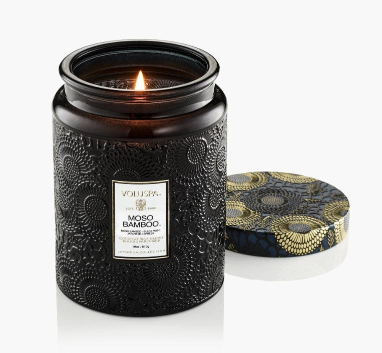 Moso Bamboo - Large Jar Candle