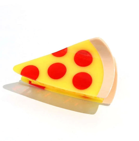 Jenny Lemons Large Pizza Hair Claw Clip