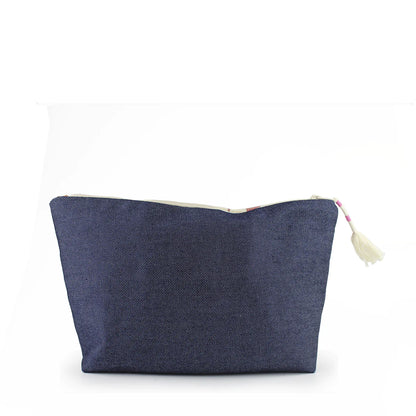 Mercado Global Cristina Cosmetic Pouch Denim Sunset