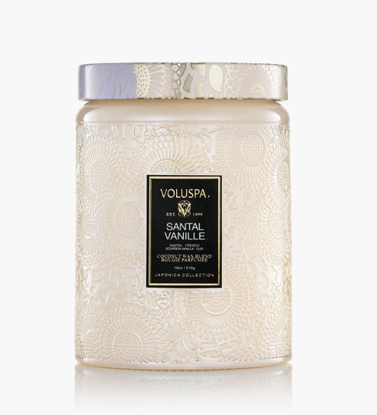 Santal Vanille - Large Jar Candle