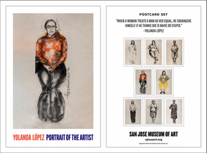 Las Mujeres Postcard Set of 8 | Yólanda Lopez Portrait of the Artist Exhibition