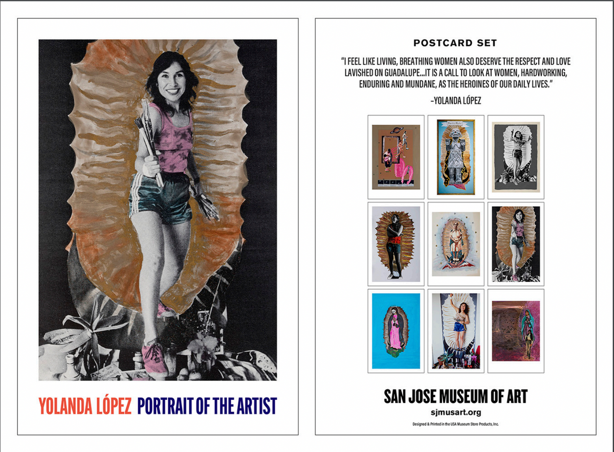 Virgin Of Guadalupe Yolanda López Portrait Of The Artist Exhibition San