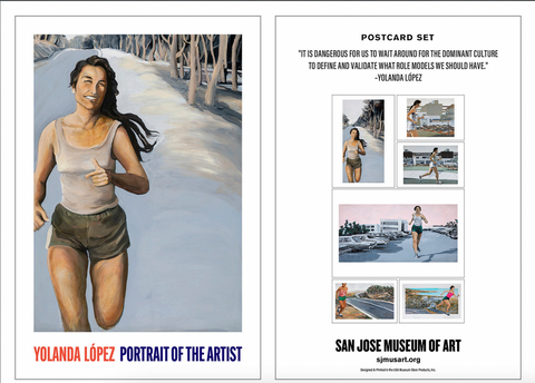 ¿A Dónde Vas, Chicana? Postcard Set of 6 | Yolanda López Portrait of the Artist Exhibition