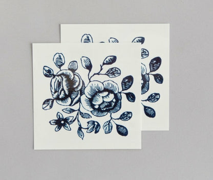 Tattly Cartolina Bloom Tattoo Pair
