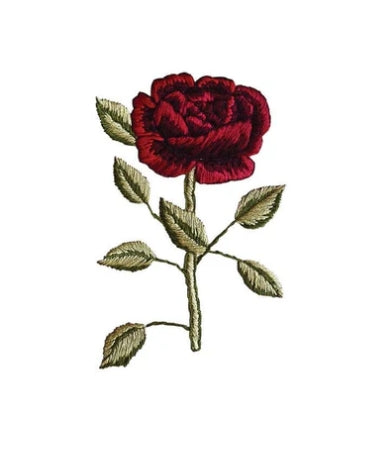 Tattly Stitched Rose Tattoo Pair