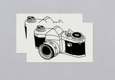Tattly Classic Camera Tattoo Pair