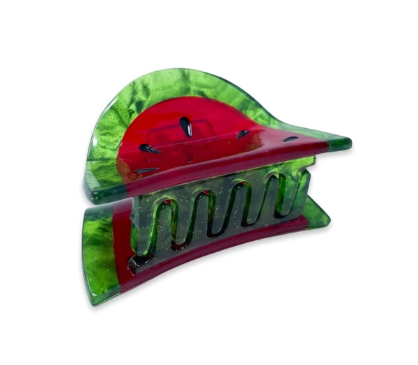 Mini Watermelon Hair Claw Clip