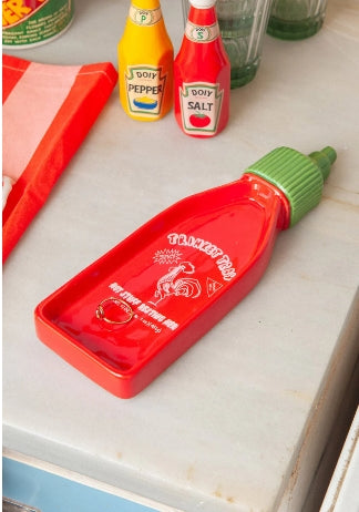 Corner Shop Trinket Tray Sriracha