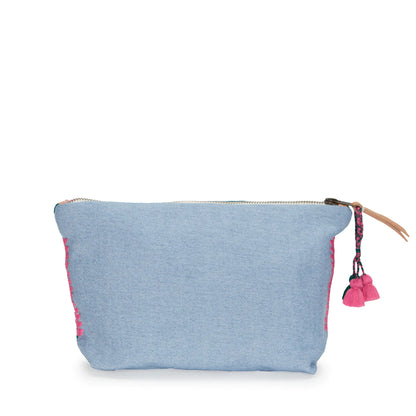 Mercado Global Cristina Cosmetic Pouch Jungle Dip-Dye