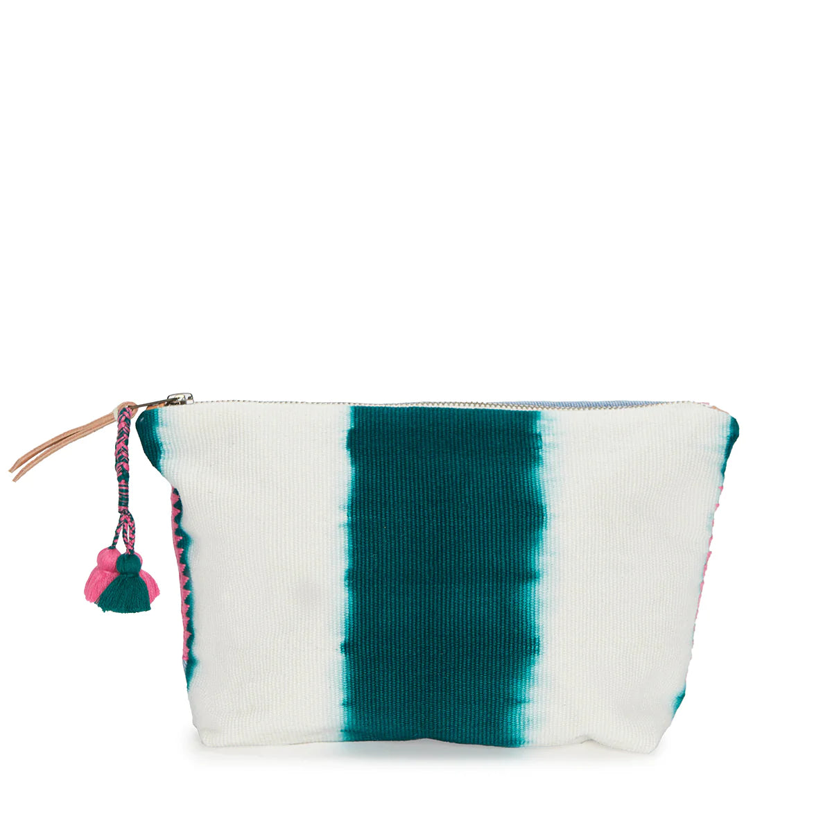 Mercado Global Cristina Cosmetic Pouch Jungle Dip-Dye