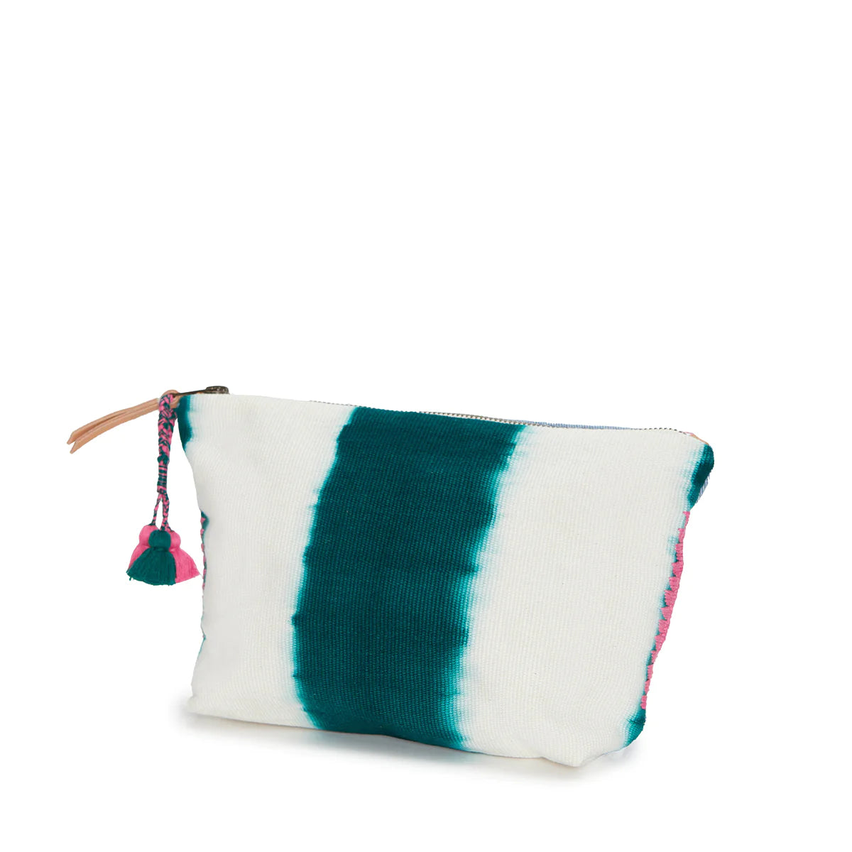 Mercado Global Cristina Cosmetic Pouch Jungle Dip-Dye