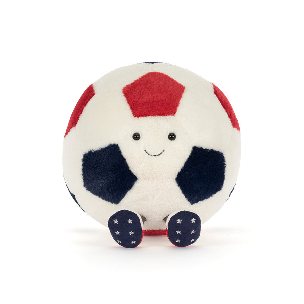 Jellycat Amuseables USA Soccer Ball
