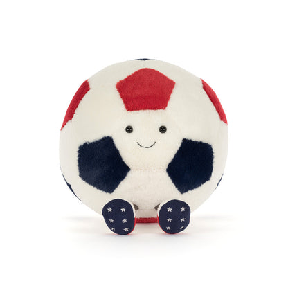Jellycat Amuseables USA Soccer Ball