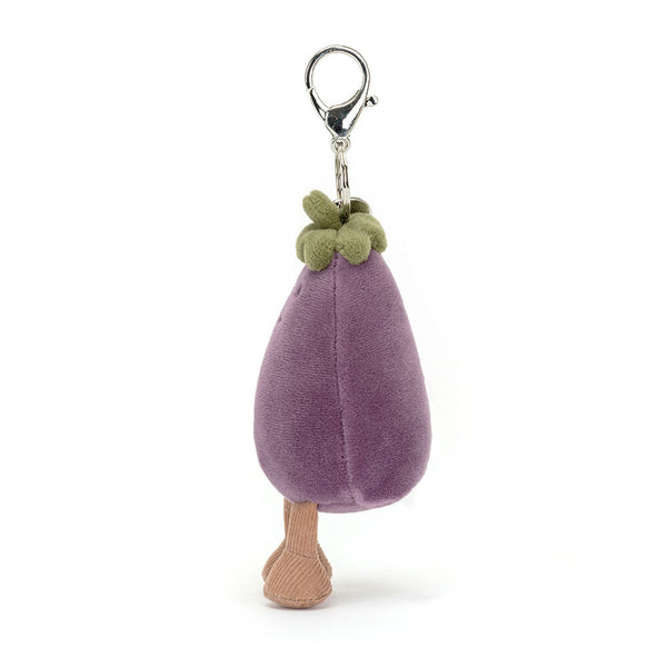 Jellycat Vivacious Vegetable Eggplant Bag Charm