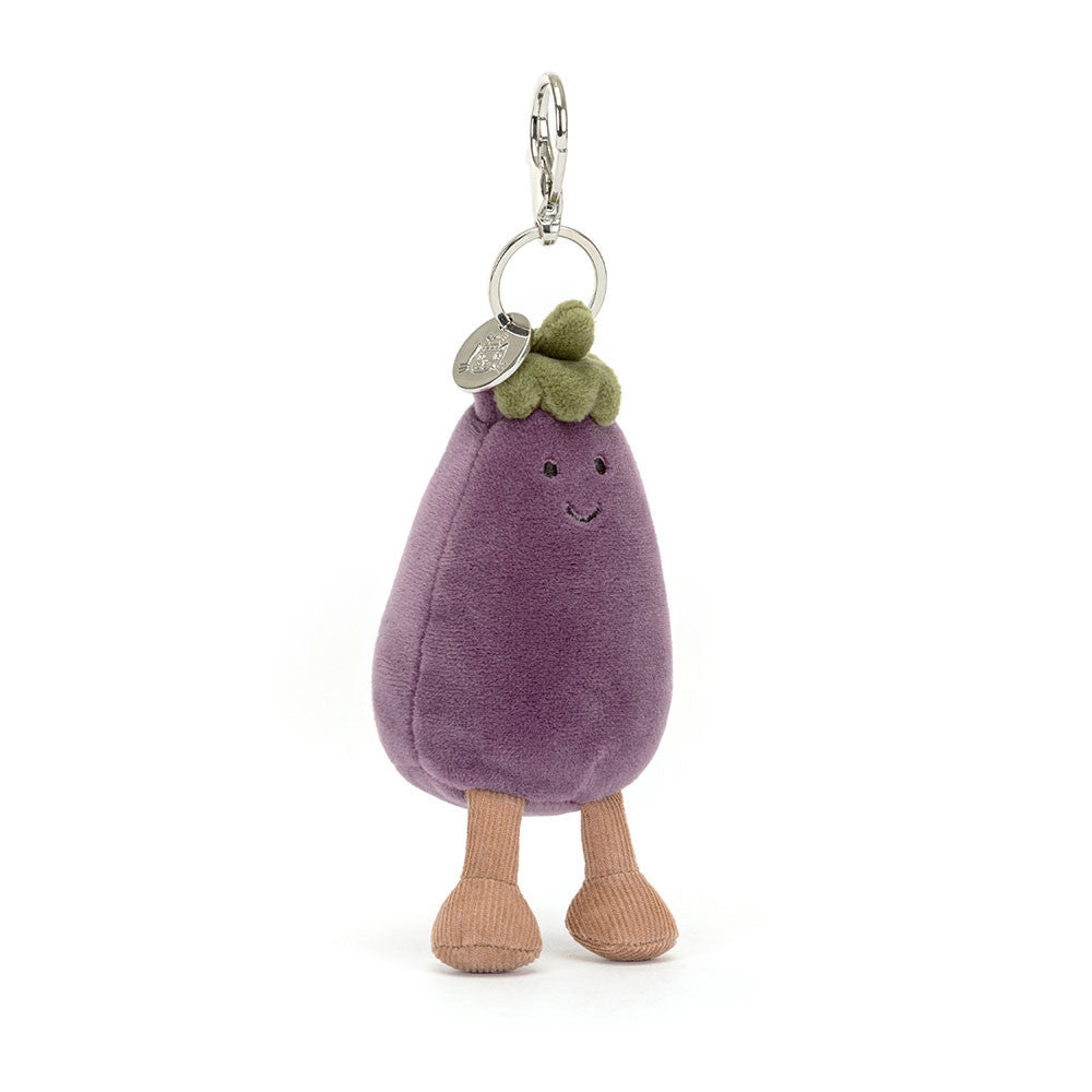 Jellycat Vivacious Vegetable Eggplant Bag Charm