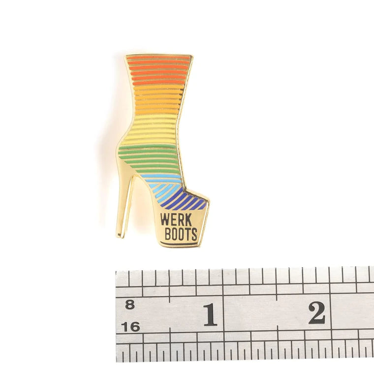 Werk Boots Pin Pride Edition