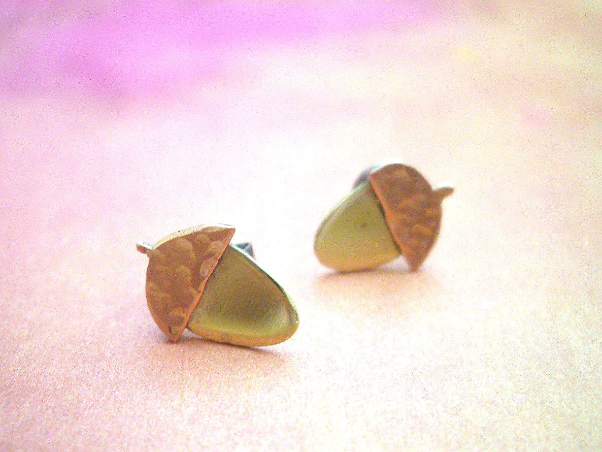 Acorn Woodland Studs Earrings